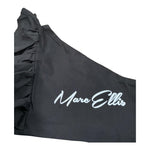 Marc Ellis Top tinta unita con Balze Nero per Bambina JMJTP01226 NERO MARC ELLIS 