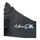 Marc Ellis Top tinta unita con Balze Nero per Bambina JMJTP01226 NERO MARC ELLIS 