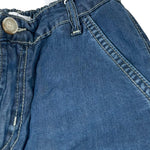 Lu Lu By Miss Grant Pantalone In Denim Modello A Palazzo per Bambina LL3412 AZZURRO LU LU BY MISS GRANT 