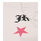 John Richmond T-Shirt Girocollo Tinta Unita con Stampa per Neonata RIP23102TS BIANCO JOHN RICHMOND 