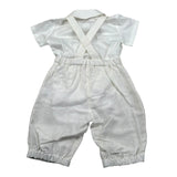 Il Gufo Completo 2 Pezzi Camicie-Salopette per Neonato PATDP521L0014 PANNA IL GUFO 