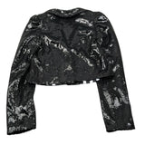 Aniye By Girl Giacca Paillettata tinta unita Nero per Bambina 032464 NERO ANIYE BY GIRL 