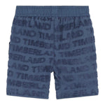 Timberland Bermuda Tinta Unita Logato con Elastico In Vita per Neonato T60127 BLU TIMBERLAND 