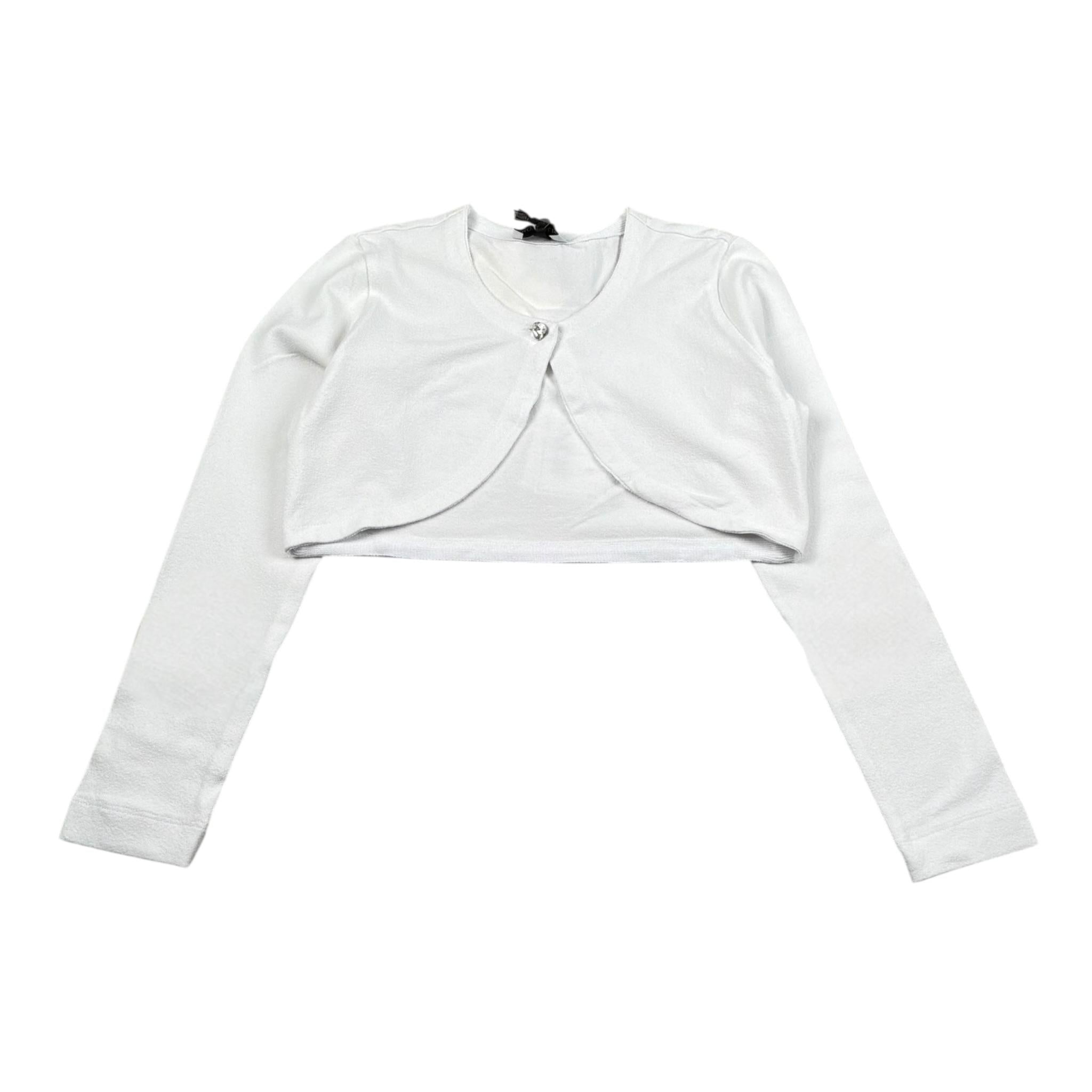 Monnalisa Coprispalle Tinta Unita per Bambina 171800 BIANCO MONNALISA 