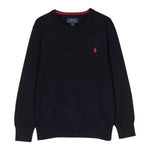 Ralph Lauren Maglia Girocollo Tinta Unita con Stampa per Bambino 321799887031 BLU RALPH LAUREN 