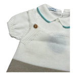 Juliana Completo 2 Pezzi Maglia-Pagliaccetto per Neonato 25201 PANNA JULIANA 