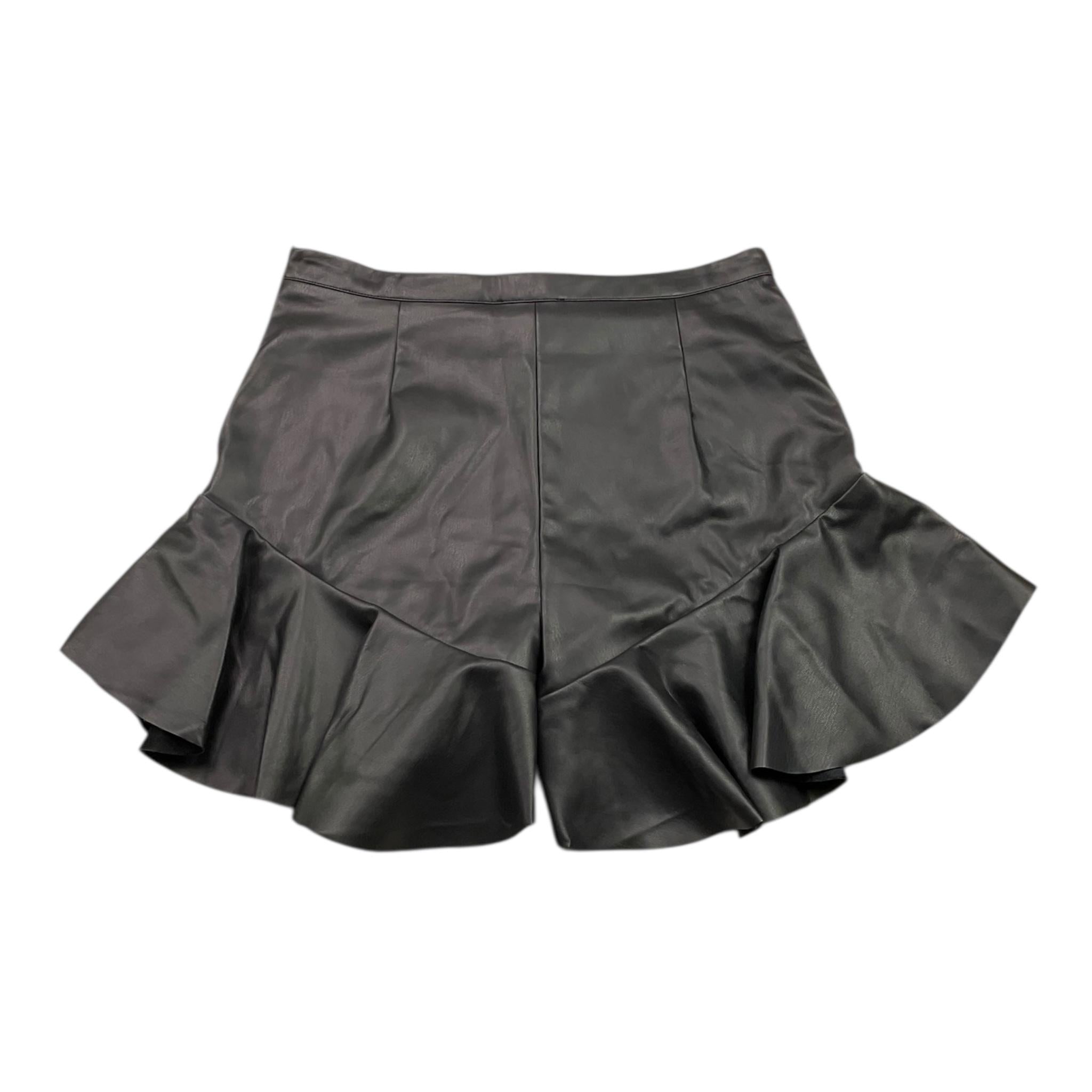 TWINSET short tinta unita in ecopelle Nero per Bambina 232GJ2084 NERO TWINSET 