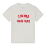 Dou Dou T-Shirt Girocollo Tinta Unita con Stampa per Bambina DW8P81 BIANCO DOU DOU 