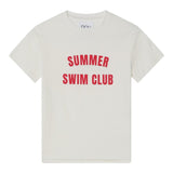 Dou Dou T-Shirt Girocollo Tinta Unita con Stampa per Bambina DW8P81 BIANCO DOU DOU 