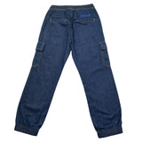Trussardi Jeans Tinta Unita con Elastico In Vita per Bambino TBP26052PA BLU TRUSSARDI 