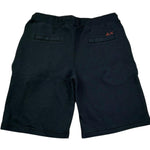 Sun68 Bermuda Tuta Tinta Unita con Logo per Bambino F32330 NERO SUN68 