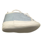 Colori Chiari Scarpine Bicolore con Lacci per Neonato MN957228 BIANCO/AZZURRO COLORI CHIARI 