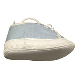 Colori Chiari Scarpine Bicolore con Lacci per Neonato MN957228 BIANCO/AZZURRO COLORI CHIARI 