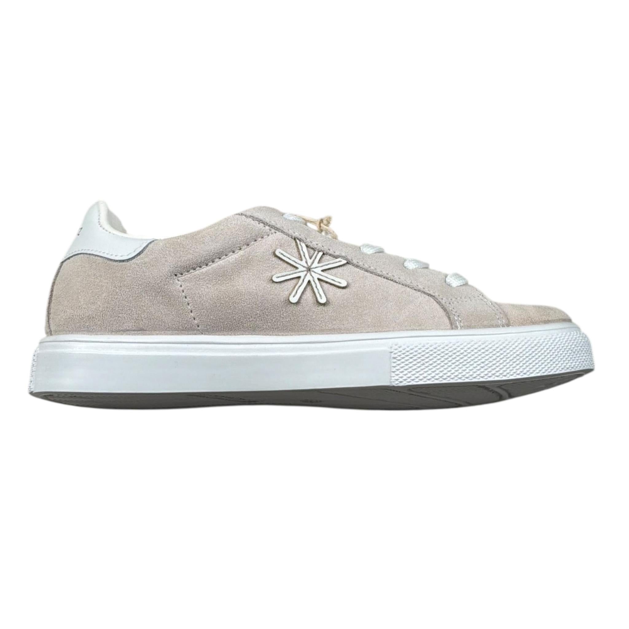 Manuel Ritz Sneakers Tinta Unita con Lacci per Bambino MR2992 BEIGE MANUEL RITZ 