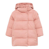 SAVE THE DUCK giubbino tinta unita con cappuccio Rosa per Neonata J41804G ROSA SAVE THE DUCK 