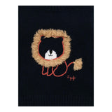 IL GUFO maglia girocollo tinta unita con ricami Blu per Neonato A24MA466EM220 BLU IL GUFO 