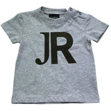 John Richmond T-Shirt Girocollo Tinta Unita con Stampa per Neonato RIP26067TS GRIGIO JOHN RICHMOND 