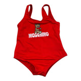 Moschino Costume Intero Tinta Unita con Stampa per Neonata M3L00A ROSSO MOSCHINO 