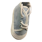 Colori Chiari Scarpine Bicolore con Lacci per Neonato MN957228 BIANCO/AZZURRO COLORI CHIARI 