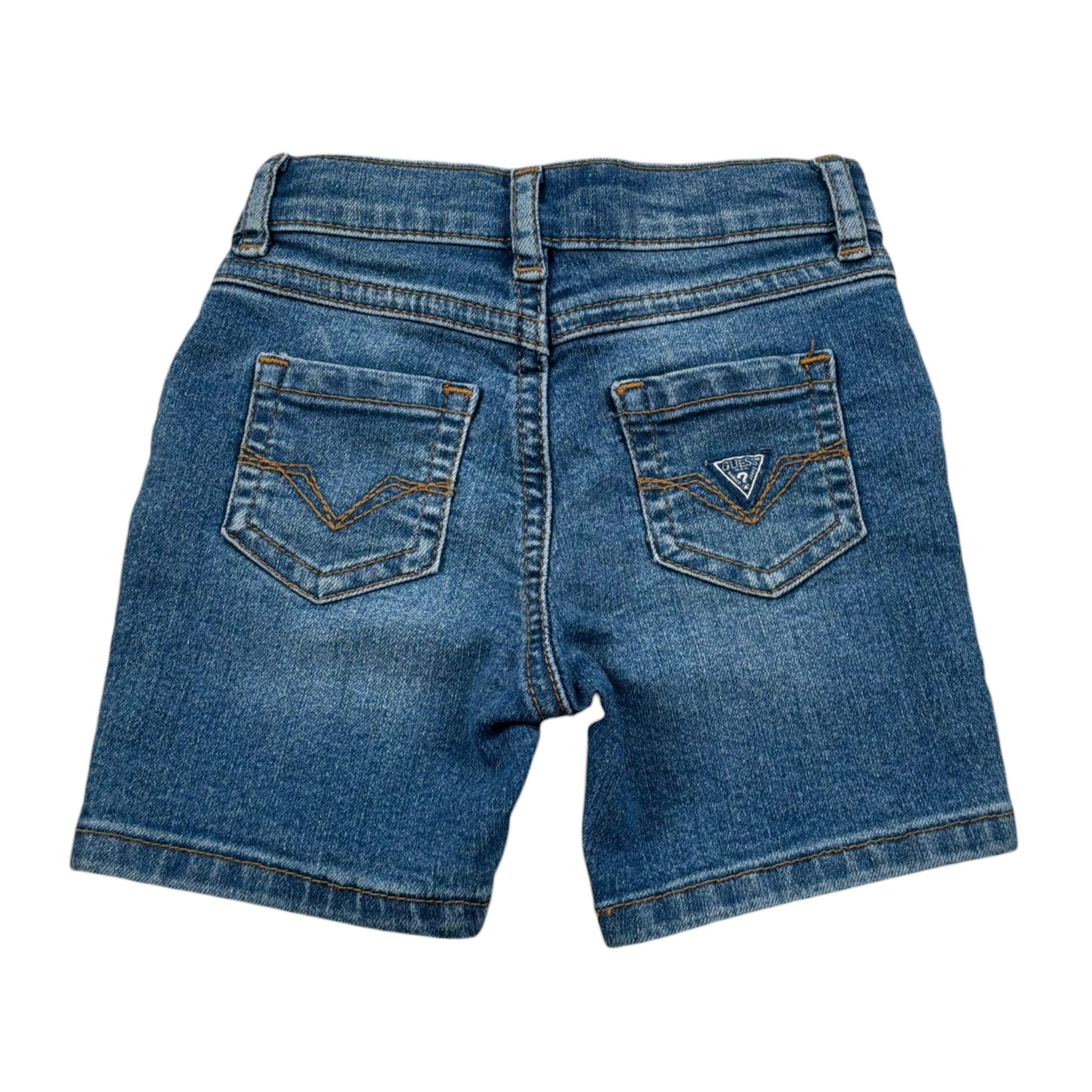 Guess Bermuda In Denim Tinta Unita per Neonato N0BD00D48S0 BLU GUESS 