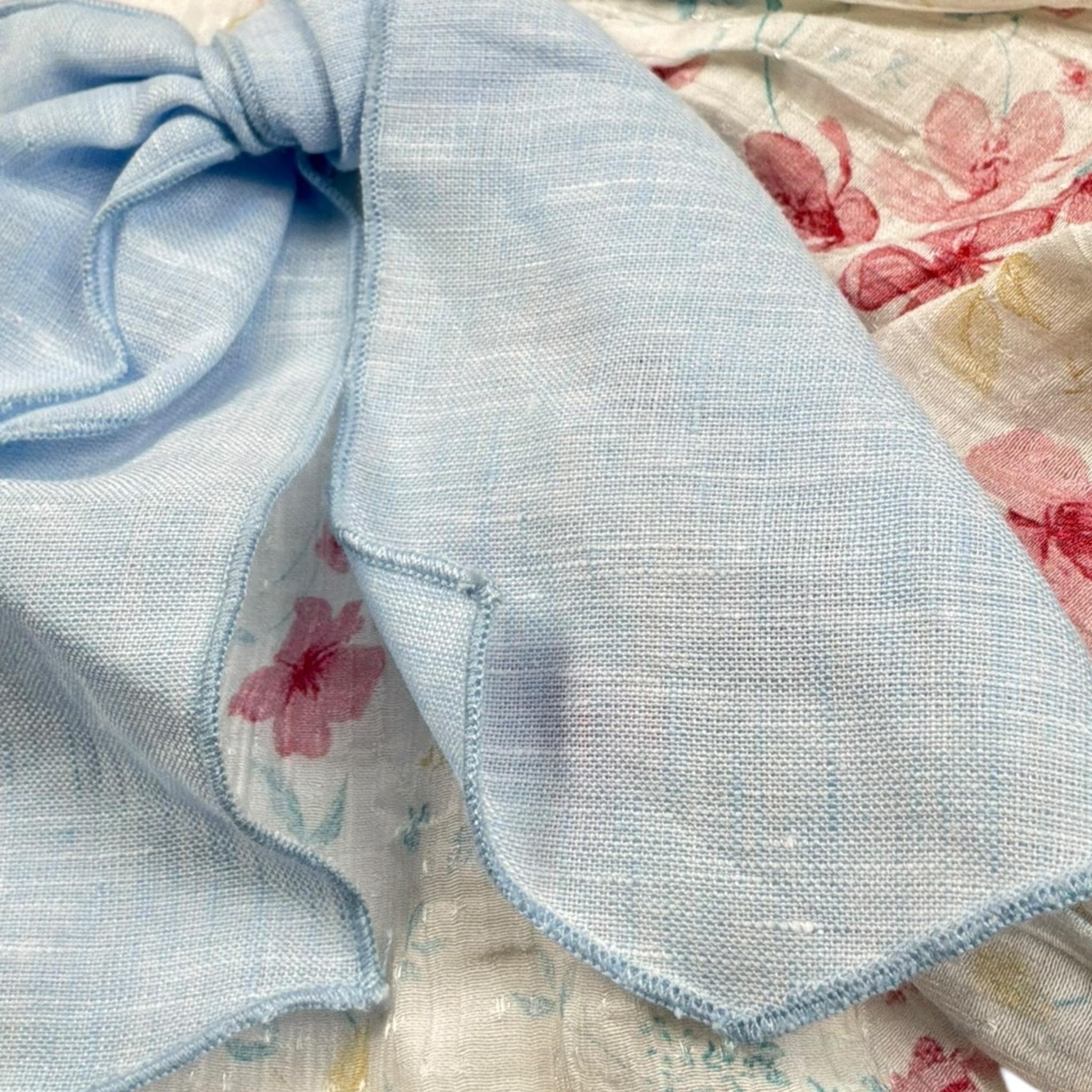 La Stupenderia Camicia Mezza Manica Tinta Unita Fantasia Floreale per Neonata TJTP94X BIANCO LA STUPENDERIA 