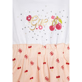 Guess Abito Mezza Manica Stampa Fantasia per Neonata K5GK01K6YW4XN BIANCO GUESS 