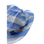 Le Bebe' Cappello Tinta Unita con Fantasia A Righe per Neonato LBG6387 AZZURRO LE BEBE' 