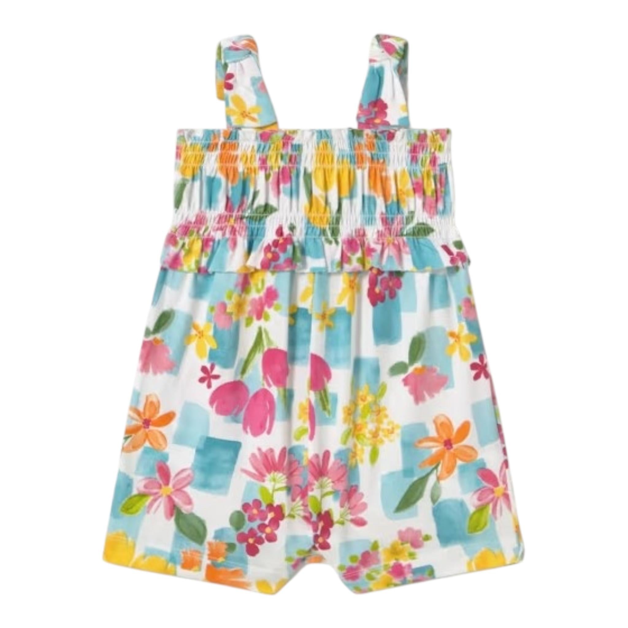 Mayoral Tuta Intera Giromanica Tinta Unita per Neonata 1839 BIANCO MAYORAL 