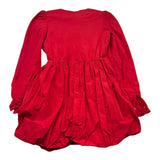 LIU JO abito giromanica tinta unita con plisset Rosso per Bambina GF3159 ROSSO LIU JO 