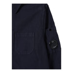 C.P. Company Giubbino In Denim Tinta Unita con Bottoni per Bambino CUA000L BLU C.P. COMPANY 