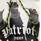 PATRIOT felpa tinta unita con cappuccio e stampa Bianco per Bambino FE0037 BIANCO PATRIOT 