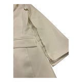 Petit Posh Giacca Tinta Unita Doppiopetto per Bambina GFJS25047GC PANNA PETIT POSH 