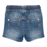 John Richmond Bermuda Tinta Unita In Denim con Elastico In Vita per Neonato RIP25048BE BLU JOHN RICHMOND 