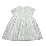 Le Coconne Abito Mezza Manica Tinta Unita con Applicazioni per Neonata LCN2017N BIANCO LE COCONNE 