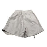 Naida Short tinta unita con Elastico In Vita Beige per Bambina NASH092 BEIGE NAIDA 