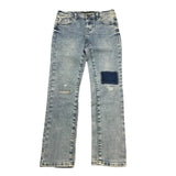 GUESS jeans tinta unita con toppe Azzurro per Bambino N3RA03D46T0 AZZURRO GUESS 