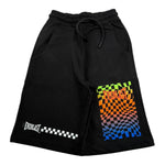 Everlast Bermuda In Tuta tinta unita con Stampa Nero per Bambino ER12K NERO EVERLAST 