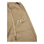 YES LONDON pantalone tuta tinta unita con logo Beige per Neonato JR3070N BEIGE YES LONDON 