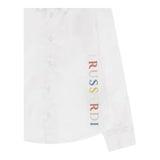 Trussardi Camicia Tinta Unita con Stampa per Neonato TIA24146CA BIANCO TRUSSARDI 