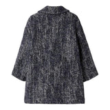 IL GUFO cappotto tinta unita con colletto e bottoni Blu per Bambino A24GP347W0063 BLU IL GUFO 