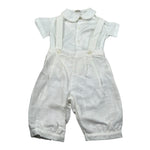 Il Gufo Completo 2 Pezzi Camicie-Salopette per Neonato PATDP521L0014 PANNA IL GUFO 