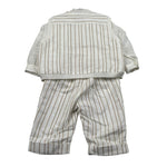 Marlu' Completo 3 Pezzi Camicia-Pantalone-Gilet per Neonato EM60461 PANNA MARLU' 