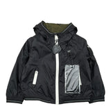 Blauer Giubbino Tinta Unita con Zip E Cappuccio per Neonato 25SBLGC01441N NERO BLAUER 