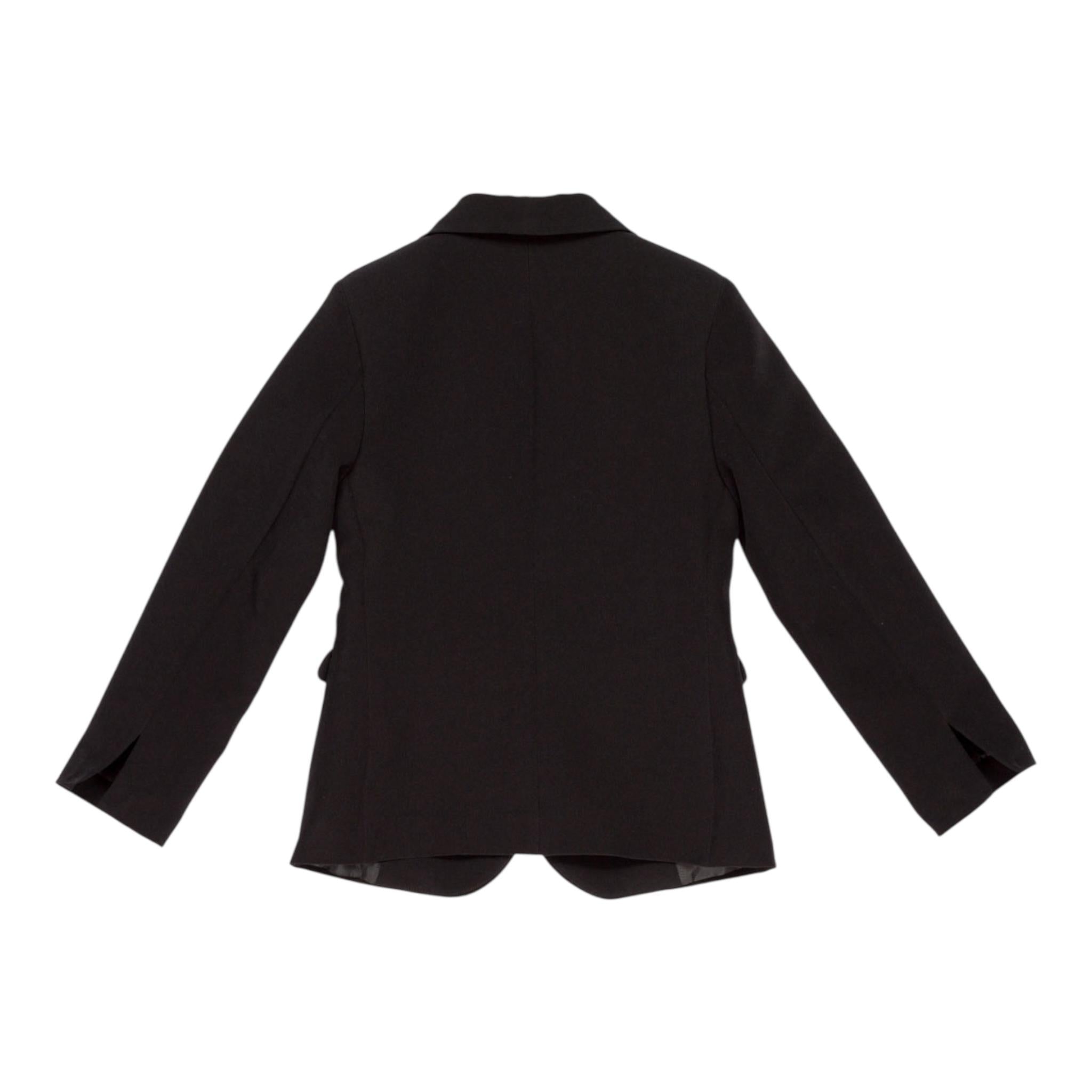 LU LU BY MISS GRANT giacca tinta unita monopetto Nero per Bambina LL3047 NERO LU LU BY MISS GRANT 