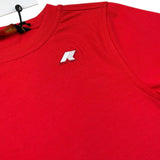 K-Way T-Shirt Girocollo Tinta Unita con Stampa per Bambino K21457W ROSSO K-WAY 