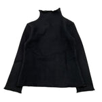 PICCOLA LUDO maglia tinta unita collo alto Nero per Bambina BS9WB064 NERO PICCOLA LUDO 