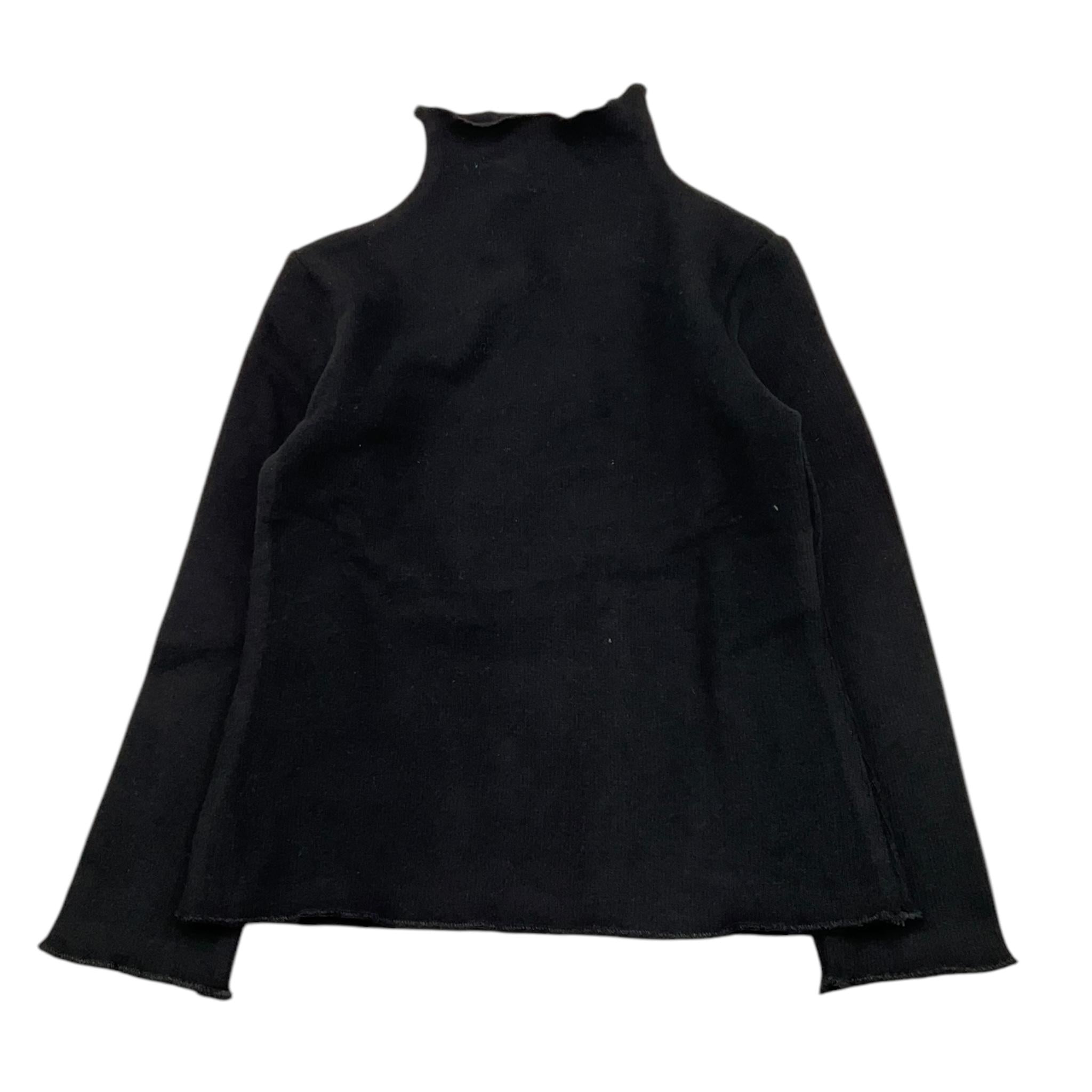 PICCOLA LUDO maglia tinta unita collo alto Nero per Bambina BS9WB064 NERO PICCOLA LUDO 