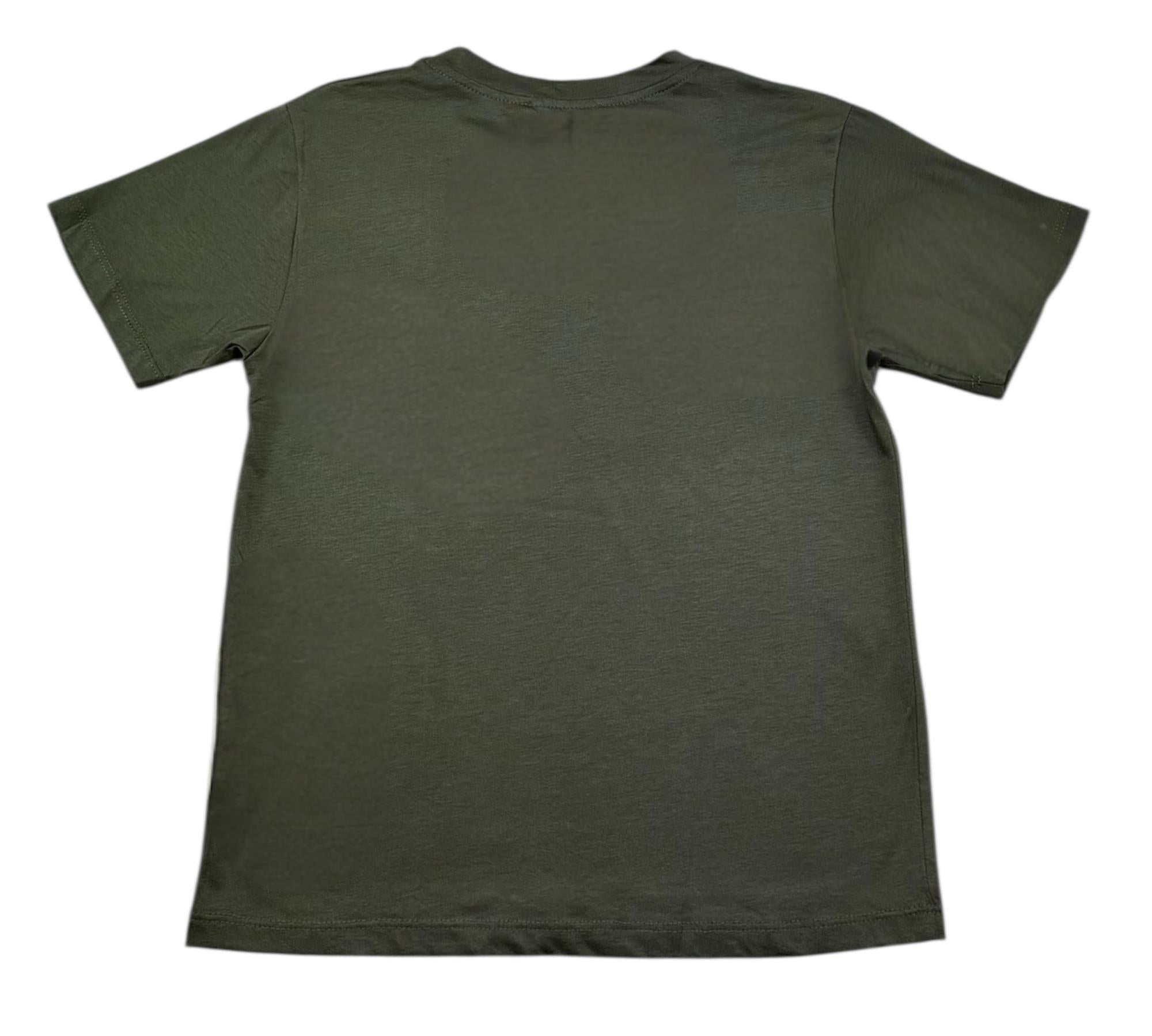 Paolo Pecora T-Shirt Girocollo Tinta Unita per Bambino PP4222 VERDE PAOLO PECORA 