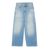 Diesel Jeans Tinta Unita Modello Palazzo per Bambina J00818 AZZURRO DIESEL 