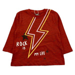 CANADA HOUSE shirt girocollo tinta unita con stampa in contrasto Ruggine per Neonato 24454020 RUGGINE CANADA HOUSE 